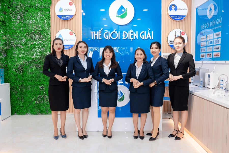 Hình ảnh hệ thống showroom và đại lý toàn quốc của thế giới lọc tổng32