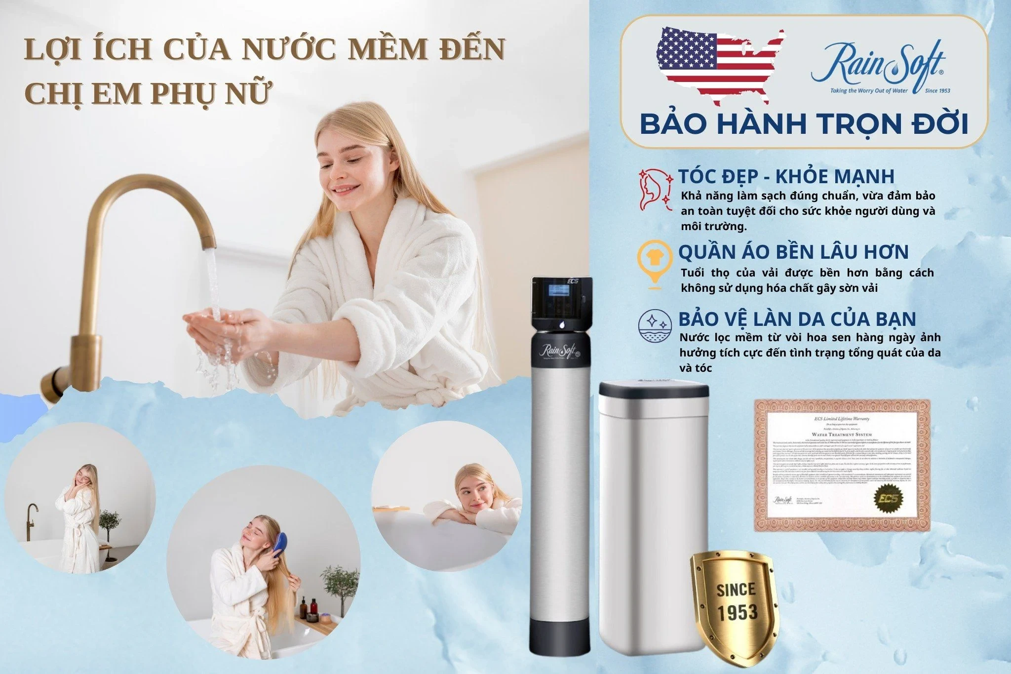 Hệ thống lọc nước đầu nguồn Rainsoft EC5 18 SOF 2025 00072 RainSoft EC5 3 Hệ thống lọc nước đầu nguồn Rainsoft EC5 Thế Giới Lọc Tổng