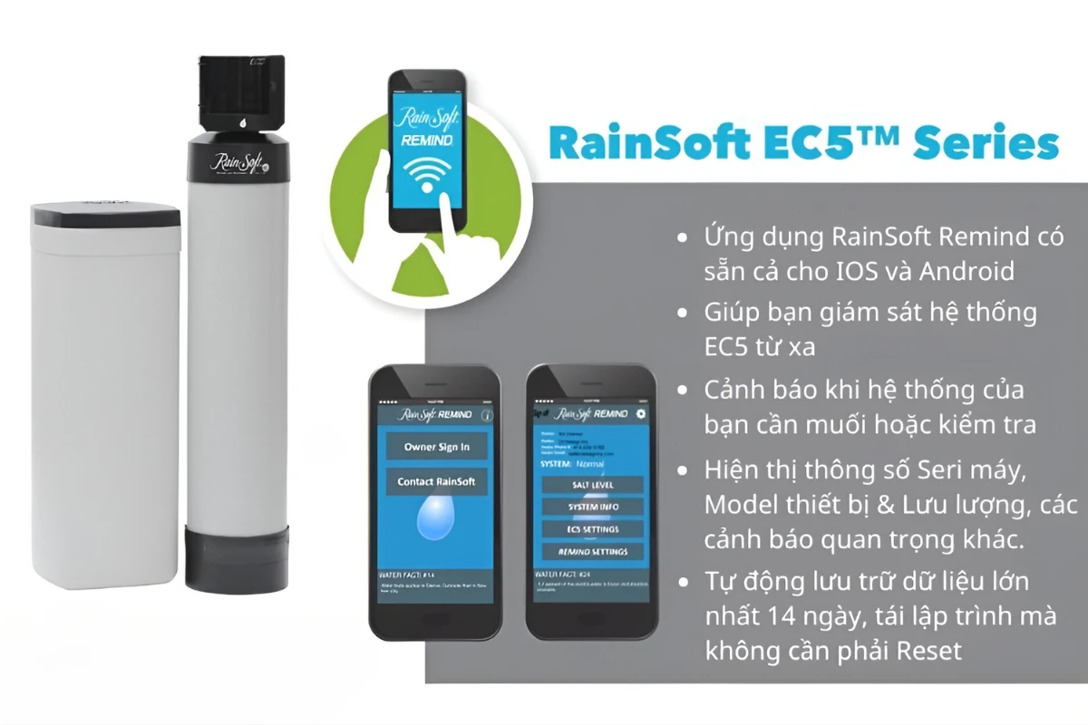Hệ thống lọc nước đầu nguồn Rainsoft EC5 17 SOF 2025 00072 RainSoft EC5 7 Hệ thống lọc nước đầu nguồn Rainsoft EC5 Thế Giới Lọc Tổng