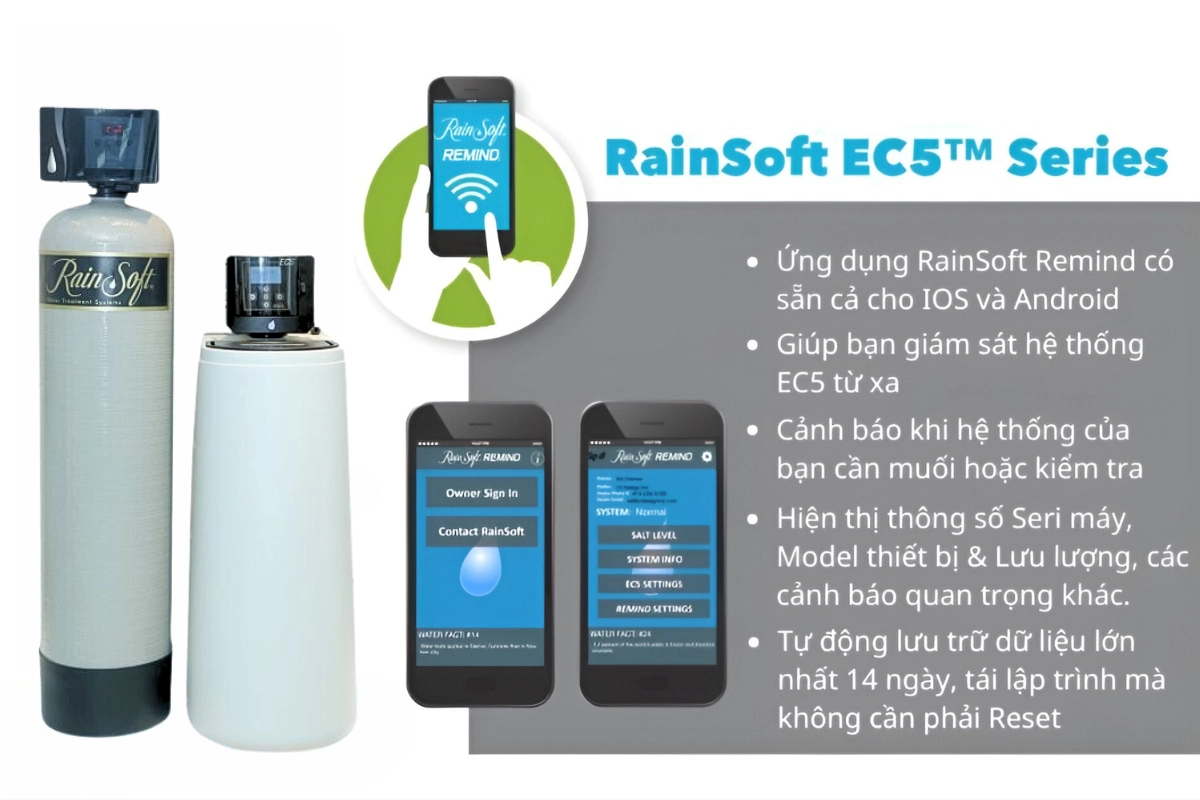 Hệ thống lọc nước đầu nguồn RainSoft EC5-CAB 23 SOF 2025 00072 RainSoft RainSoft EC5 CAB 9 Hệ thống lọc nước đầu nguồn RainSoft EC5-CAB Thế Giới Lọc Tổng