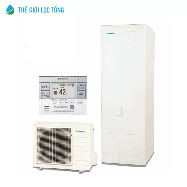 SOF 2025 01086 Daikin EQN37WV 370L Máy bơm nhiệt Daikin EQN37WV (370L) Heat Pump rời 2 phần Thế Giới Lọc Tổng