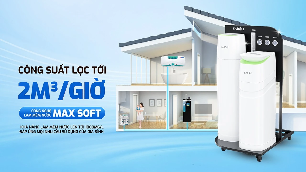 SOF 2025 01138 he thong loc tong Karofi KTF 888 10 Hệ thống lọc nước đầu nguồn cao cấp Karofi KTF-888 Thế Giới Lọc Tổng