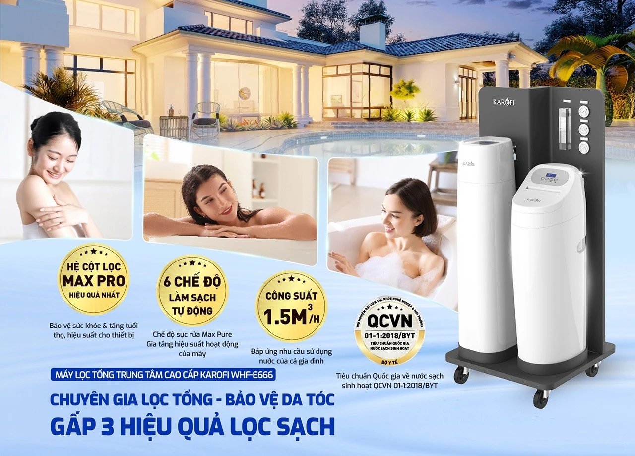 Hệ thống lọc tổng trung tâm cao cấp Karofi WHF-E666 16 SOF 2025 01138 he thong loc tong Karofi WHF E666 3 Hệ thống lọc tổng trung tâm cao cấp Karofi WHF-E666 Thế Giới Lọc Tổng