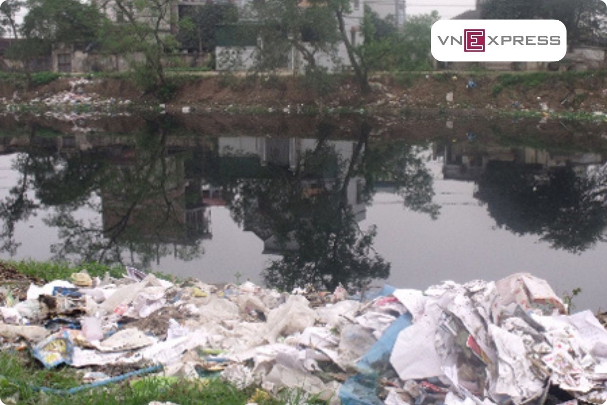 Báo Vnexpress đưa tin: “Ô nhiễm nguồn nước – thực trạng đáng báo động”