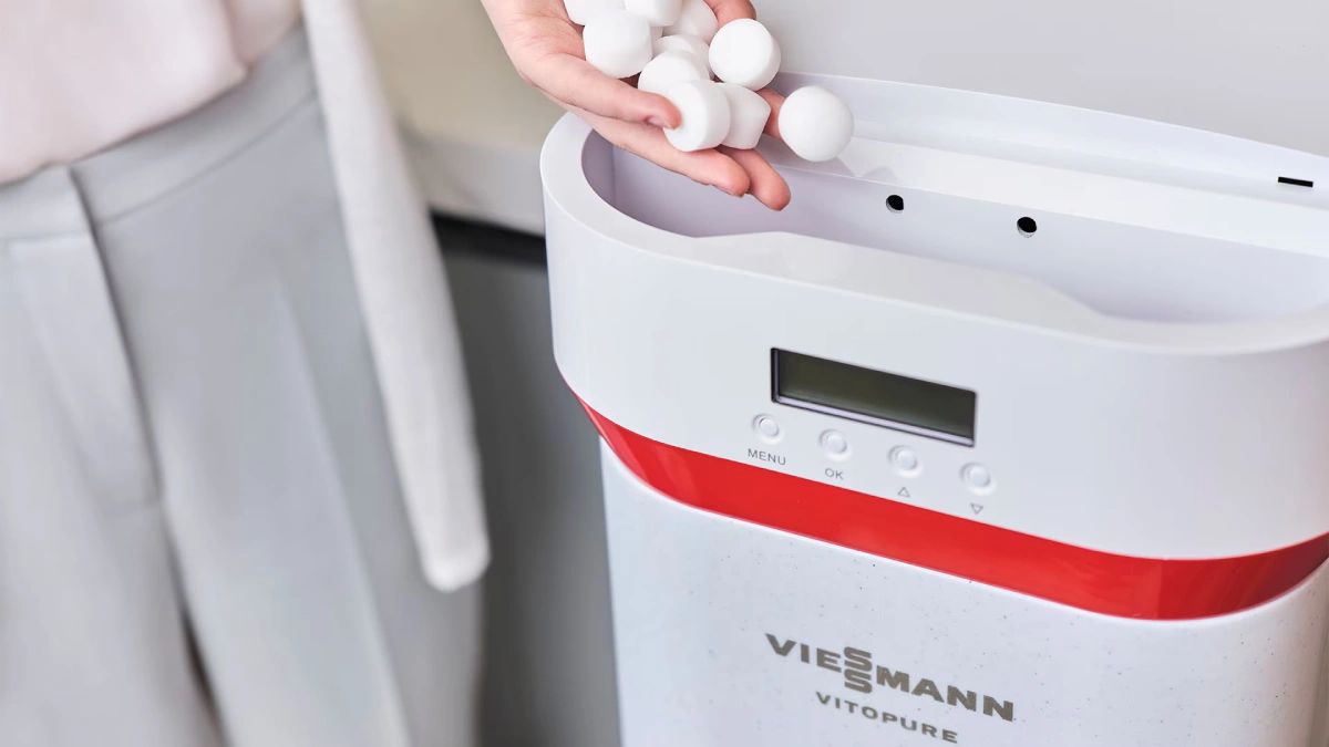 Nạp viên muối vào Vitopure S3