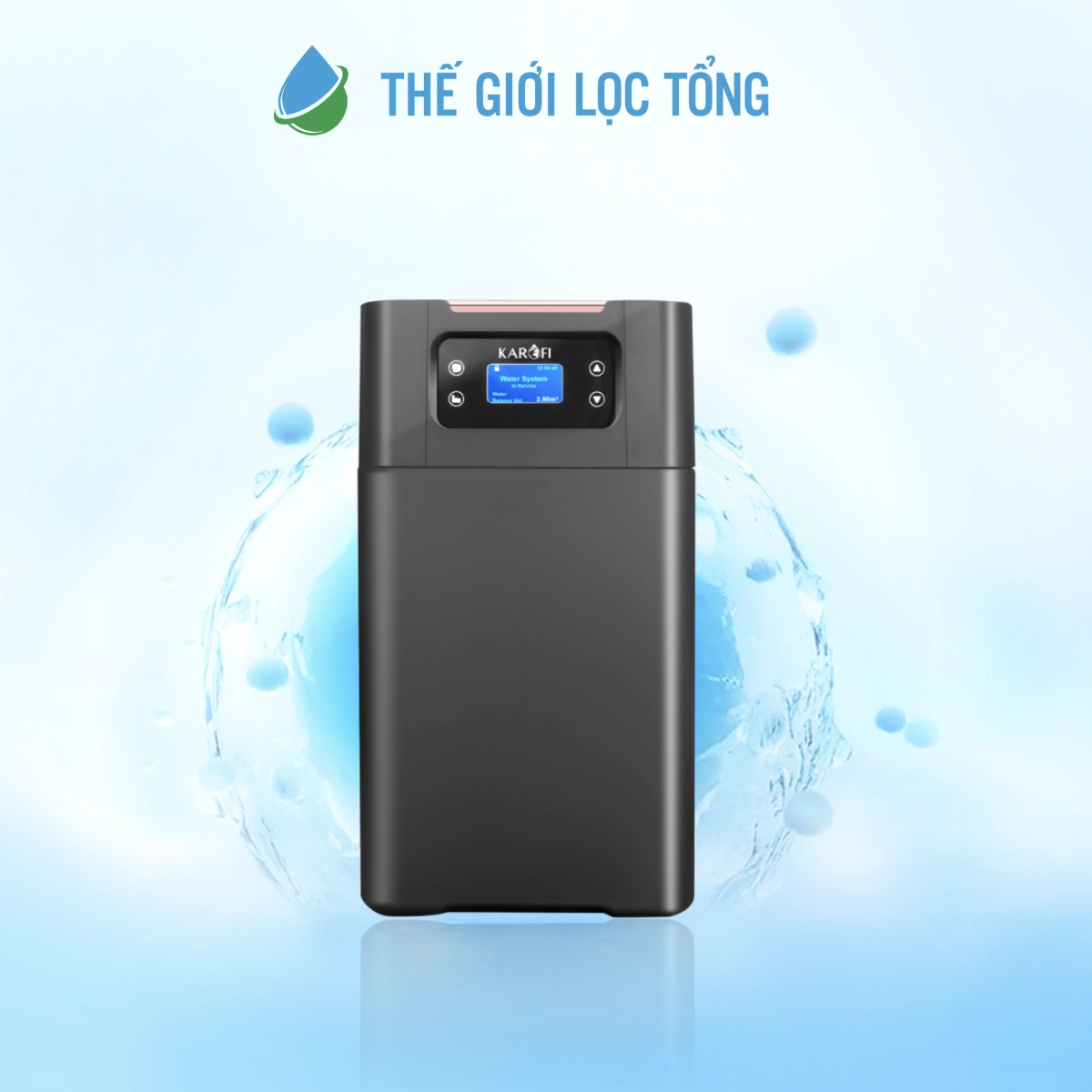 Hệ thống lọc tổng đầu nguồn Karofi KTF-P01 cao cấp cho chung cư
