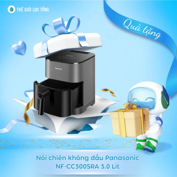 qua tang chuong trinh khuyen mai tai the gioi loc tong 1 Nồi chiên không dầu Panasonic NF-CC500 dung tích lên đến 5L Thế Giới Lọc Tổng