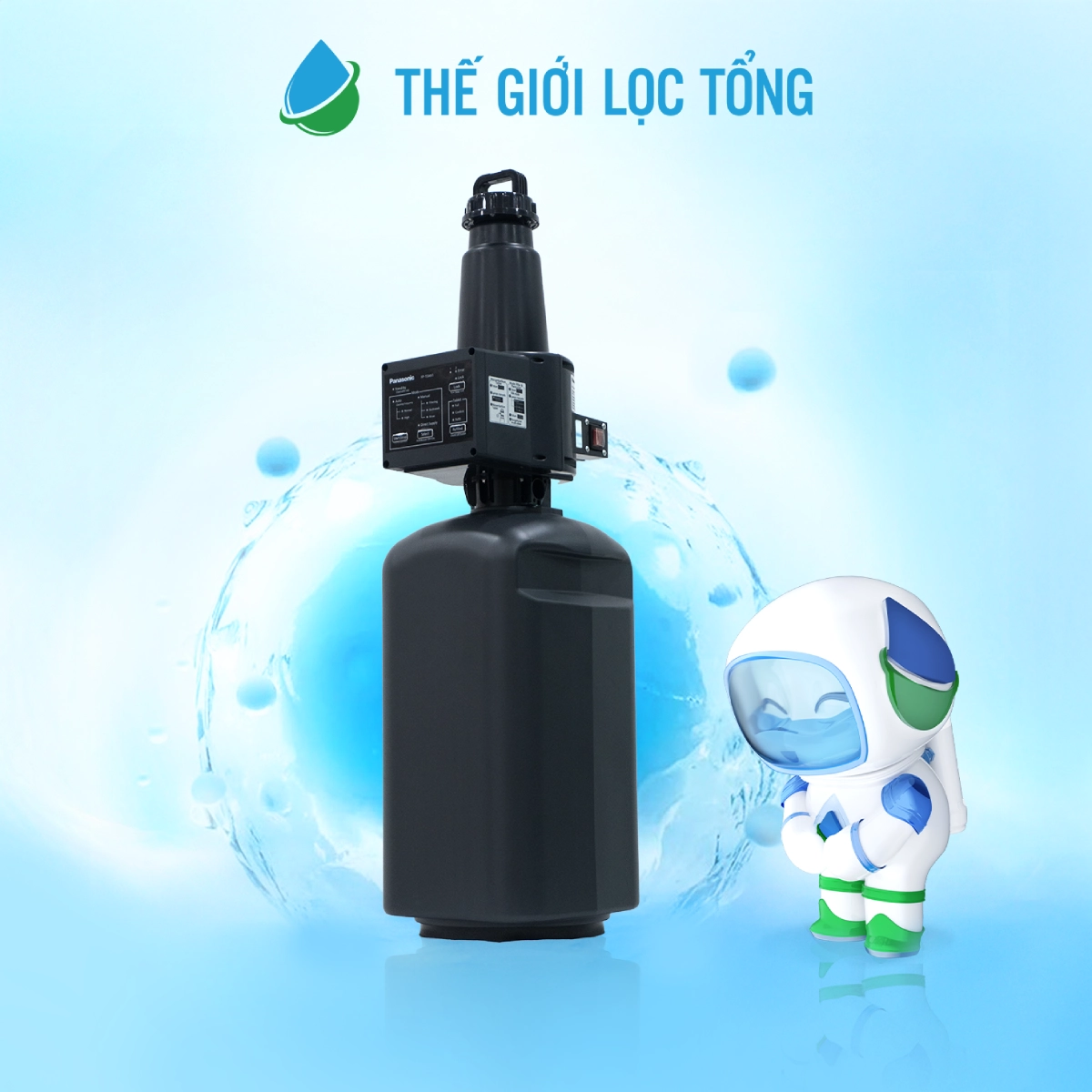 Hệ thống lọc tổng Panasonic Complex Master Series FP-15AA1 | Có thể xử lý được nước giếng 37 Hệ Thống Lọc Tổng Panasonic WPS FP-15AA1VN