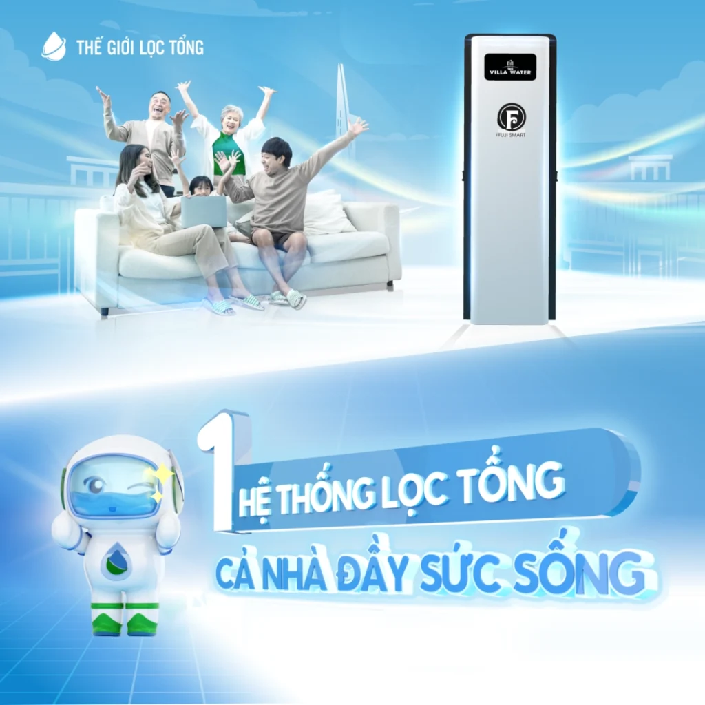 Thế Giới Lọc Tổng là chuỗi phân phối hệ thống lọc nước tổng đầu nguồn cao cấp tại Việt Nam, thuộc Tập đoàn Thế Giới Điện Giải với hơn 16 năm kinh nghiệm trong lĩnh vực xử lý nước và thiết bị y tế. Doanh nghiệp sở hữu hệ thống showroom trải nghiệm, đại lý toàn quốc và trung tâm dịch vụ ủy quyền chính hãng từ các thương hiệu hàng đầu thế giới.