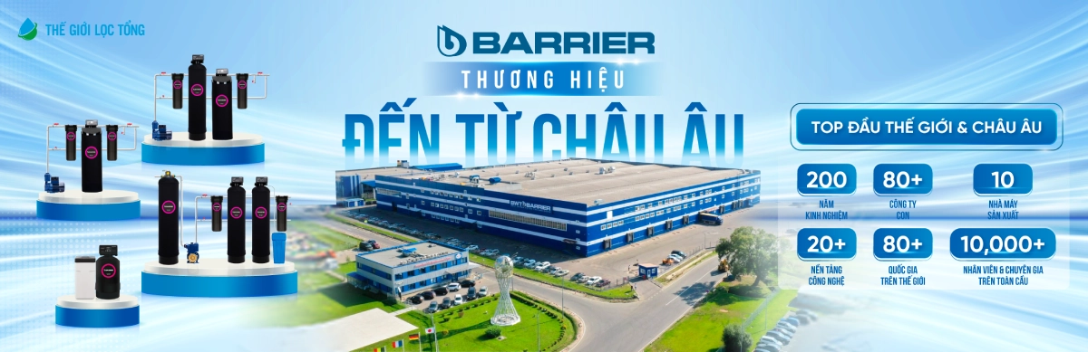 SOF-2025-02143-BARRIER thương hiệu hệ thống lọc tổng đầu nguồn đến từ Châu Âu